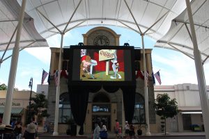 Movie World Big Screen Digital Signage