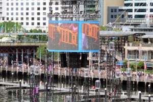 Australia-Day-Darling-Harbour Darling Harbour Water Stage LED Big Screen