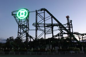 Green Lantern Movie World Roller Coaster LED Sign Digital Billboard