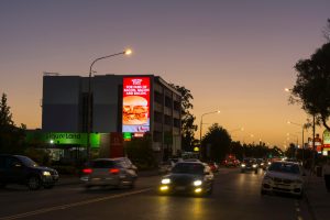 Aura Riccarton Outdoor LED Digital Billboard Advertising