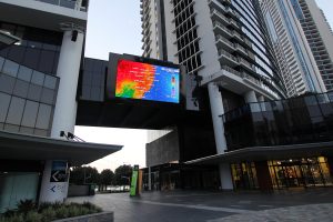 Circle on Cavil Outdoor Digital Billboard Advertising LED Sign