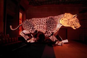 Miss Hong Kong Tiger Artwork LED Screens Digital Display