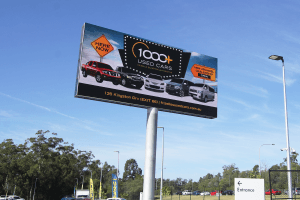 large outdoor digital billboard