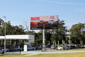 Frizelle's outdoor LED billboard