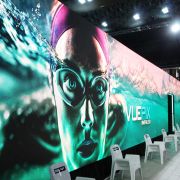VuePix Infiled - AR Serie LED super screen. Set up for the Swimming Australia Olympic & Paralympic trials 2024