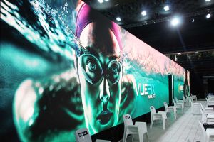 2024_SwimTrials_3 VuePix Infiled - AR Serie LED super screen. Set up for the Swimming Australia Olympic & Paralympic trials 2024